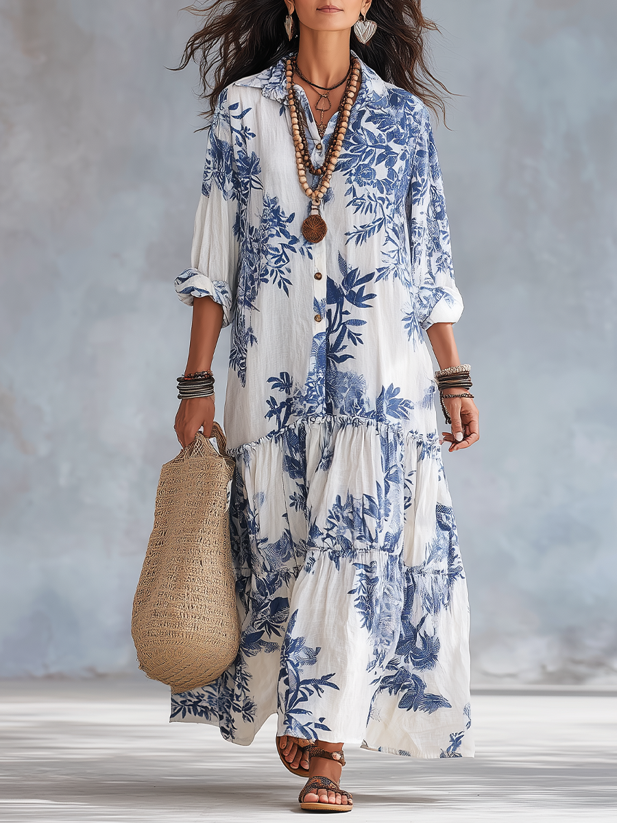 Dahlia™ | Bohemian Tiered Maxi Dress
