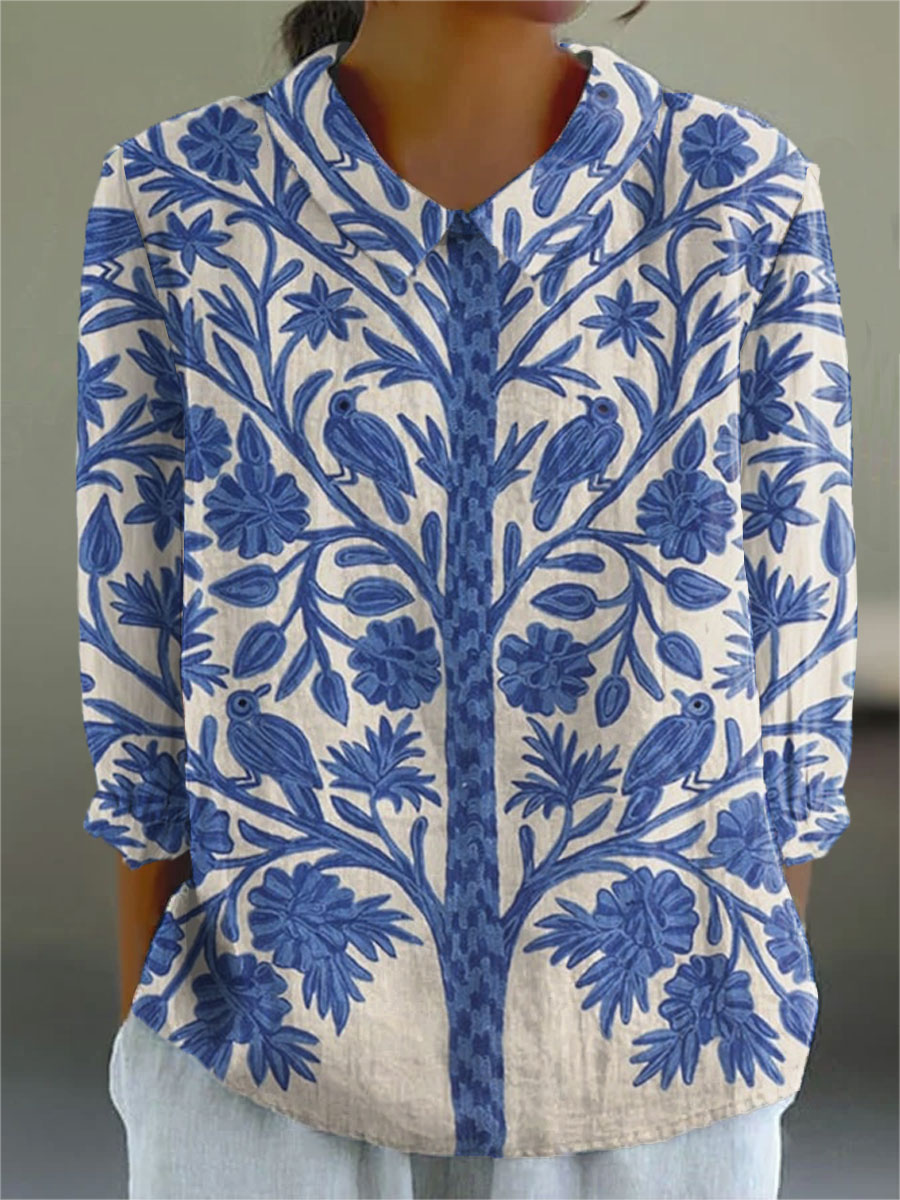 Euphemia | Vibrant Patchwork Blouse