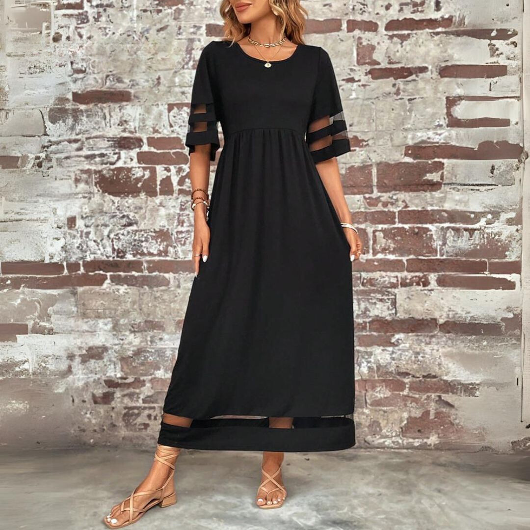 Nadine | Elegant Comfort Maxi Dress