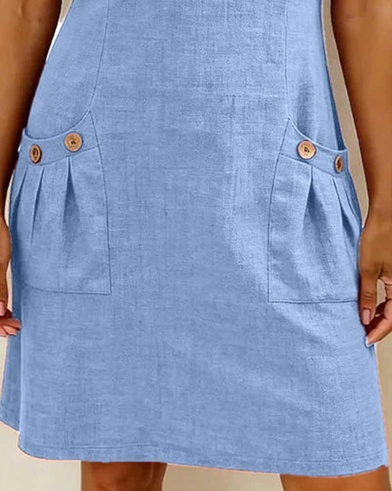 Margaret & Maeve™ | Zip-Pocket A-Line Dress