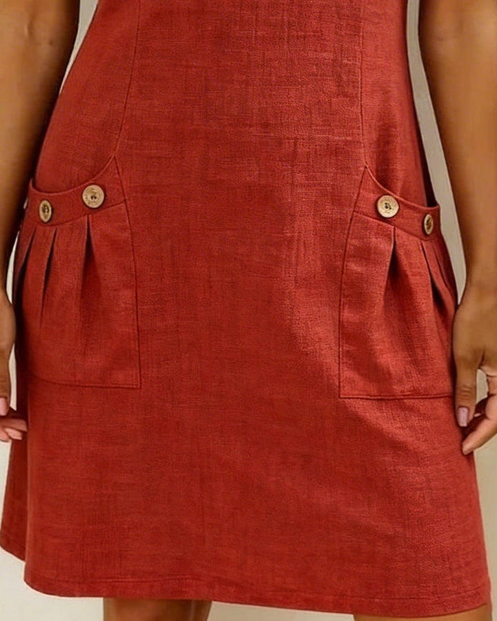 Margaret & Maeve™ | Zip-Pocket A-Line Dress