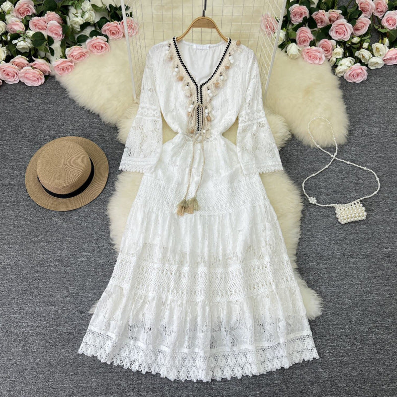 Amara | Elegant Boho Lace Dress