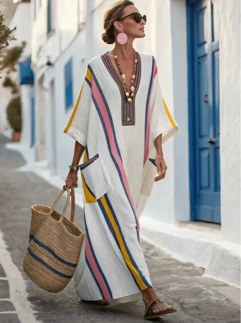 Vera™ Coastal flow Dress | Breezy Maxi for Warm Days