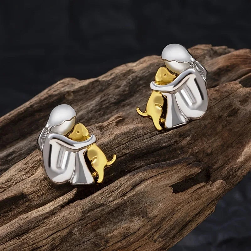 Poppy | Earrings with Dog Icon