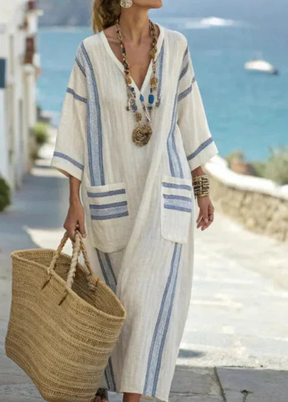 Vera™ Coastal flow Dress | Breezy Maxi for Warm Days