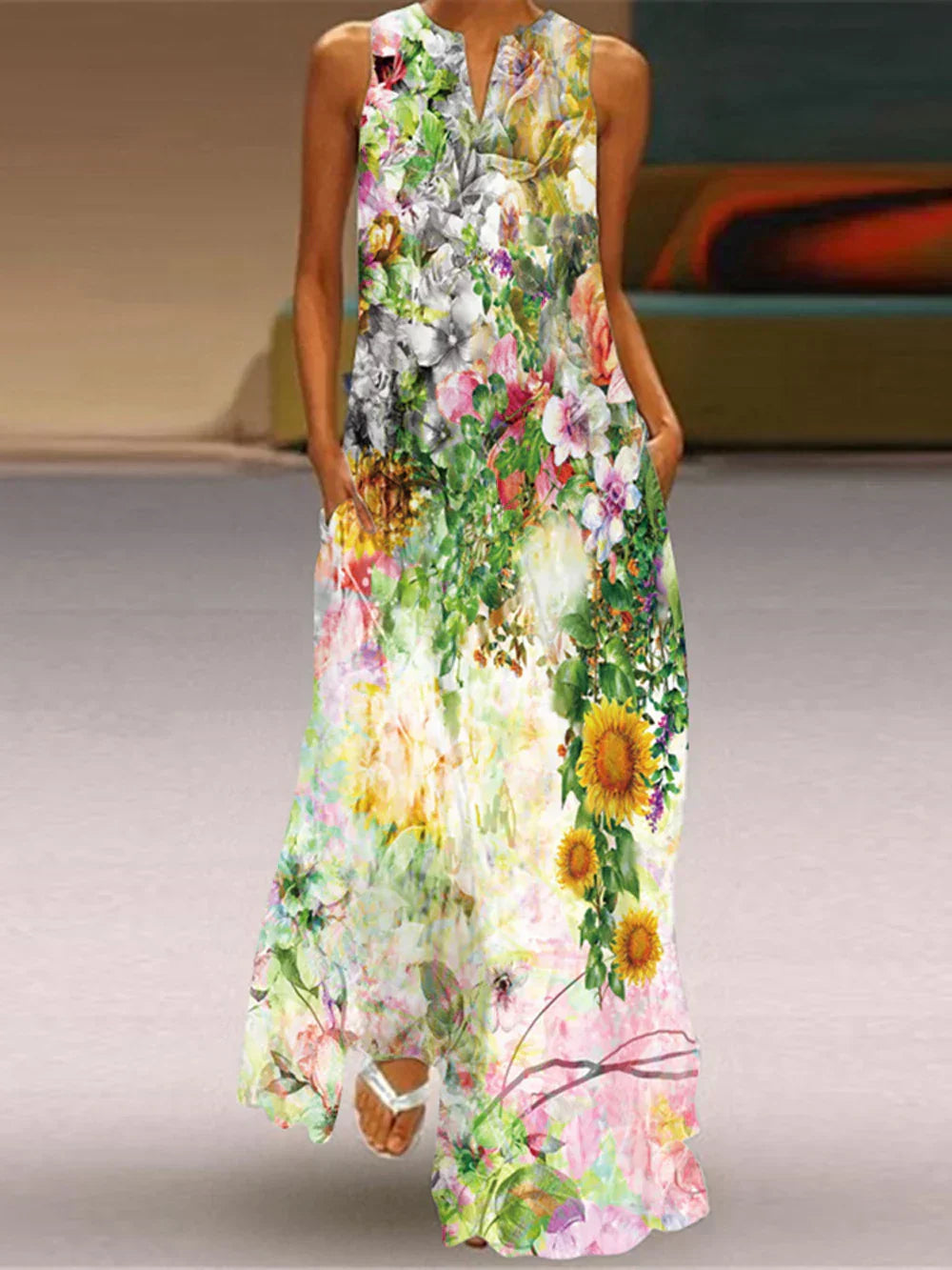 Aurelia™ | Butterfly Bloom A-Line Dress
