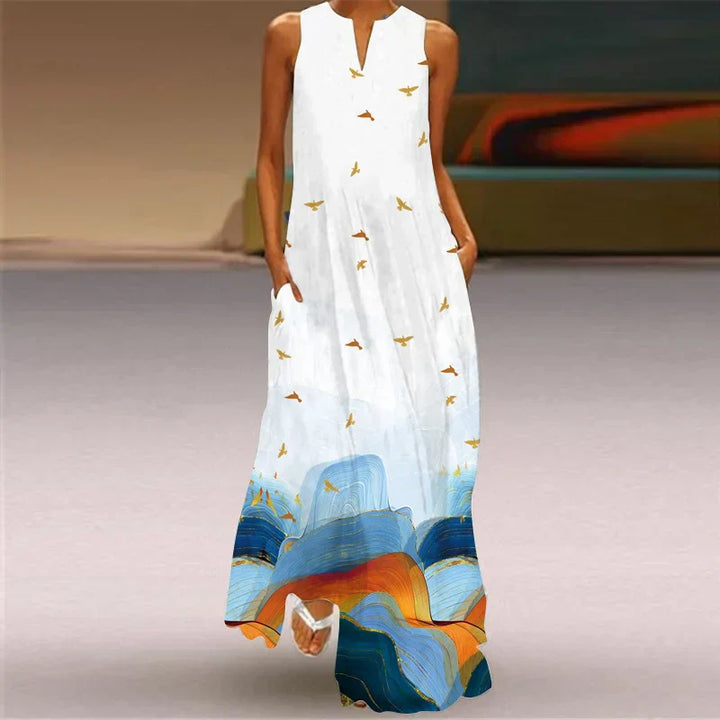 Aurelia™ | Butterfly Bloom A-Line Dress