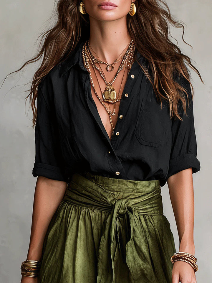 Camilla | Tie-Waist Midi Set
