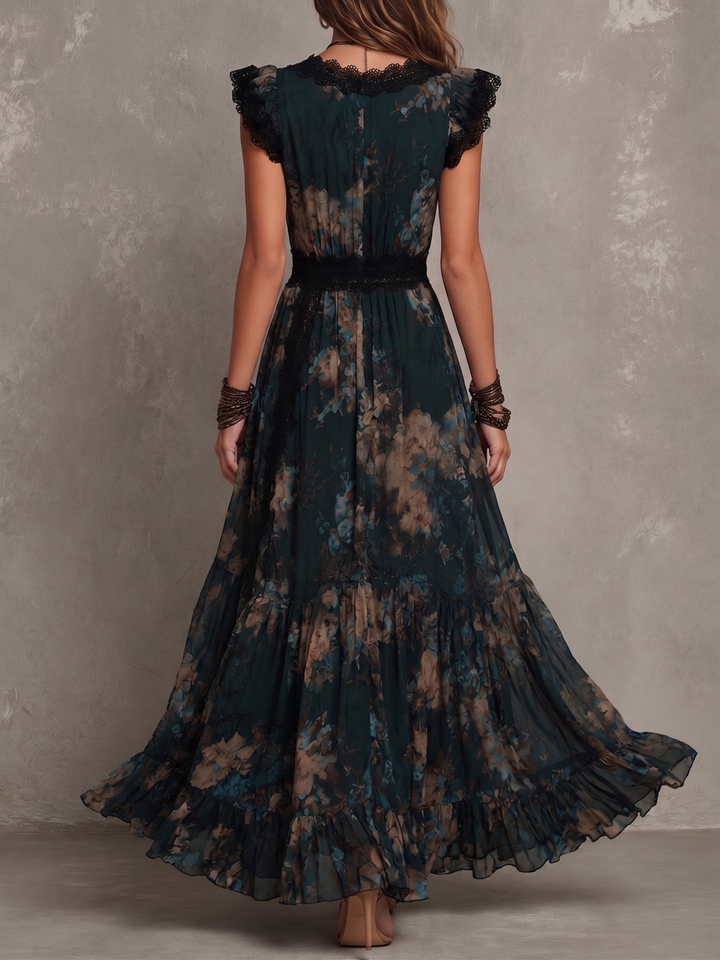 Gillian™ | Tiered Floral Maxi Dress