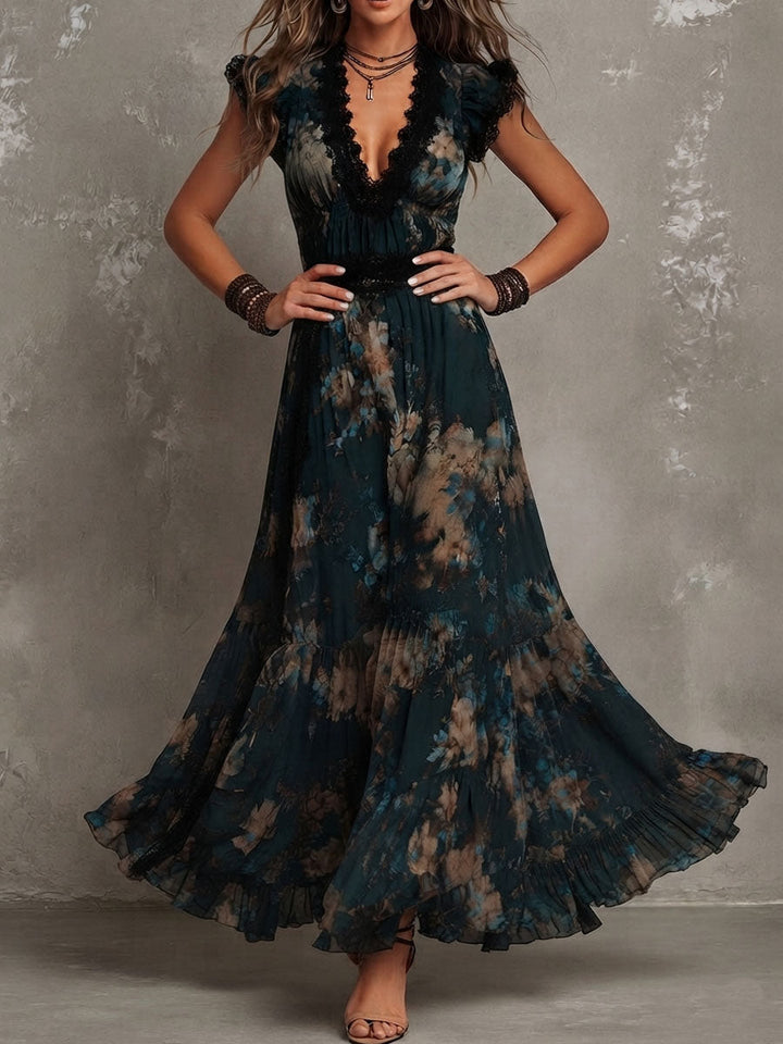 Gillian™ | Tiered Floral Maxi Dress