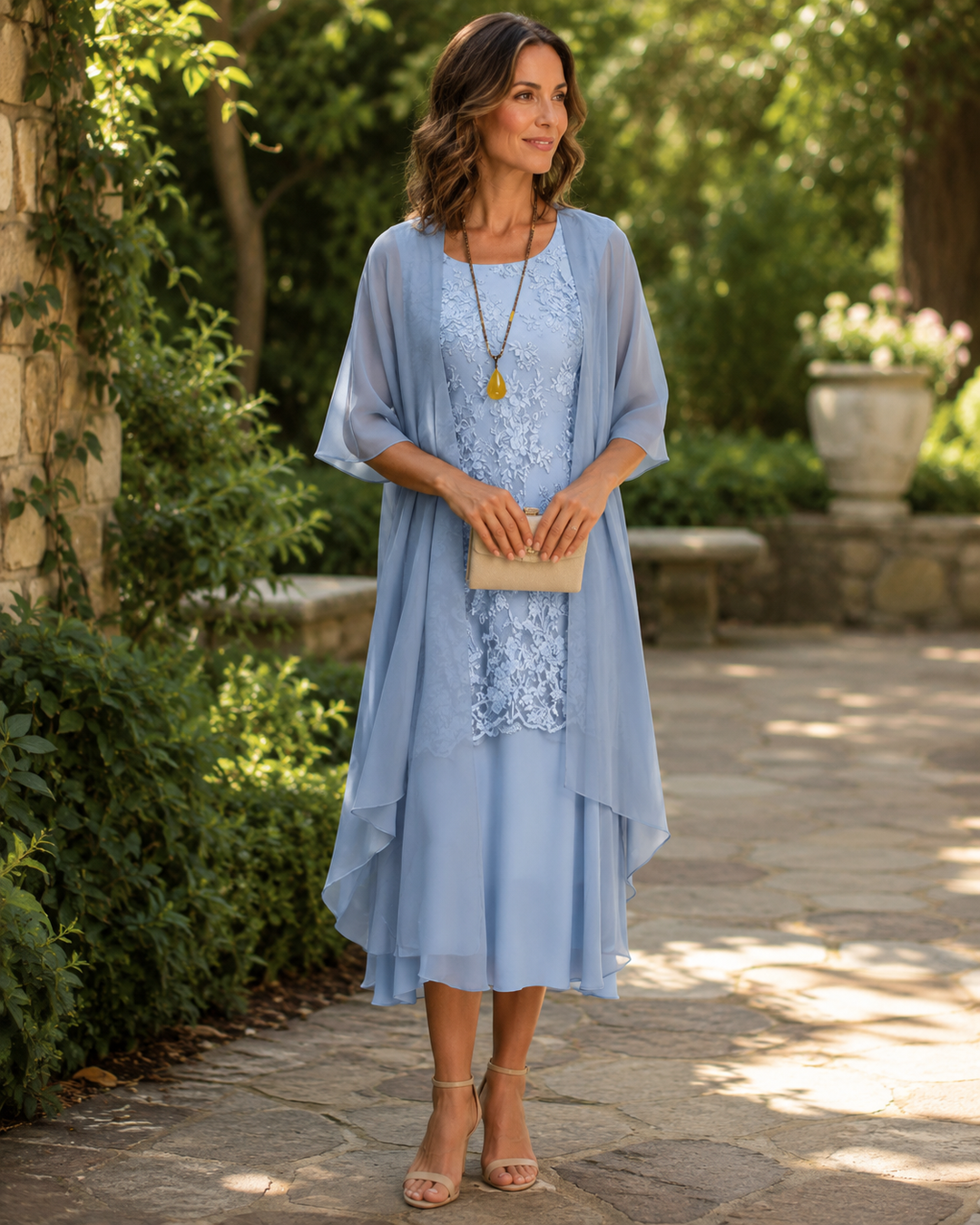 Eleanor | Elegant Layered Two-Piece Dress